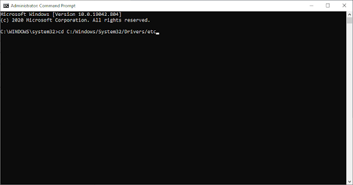 command prompt