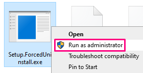 run setup with administrative priviledges