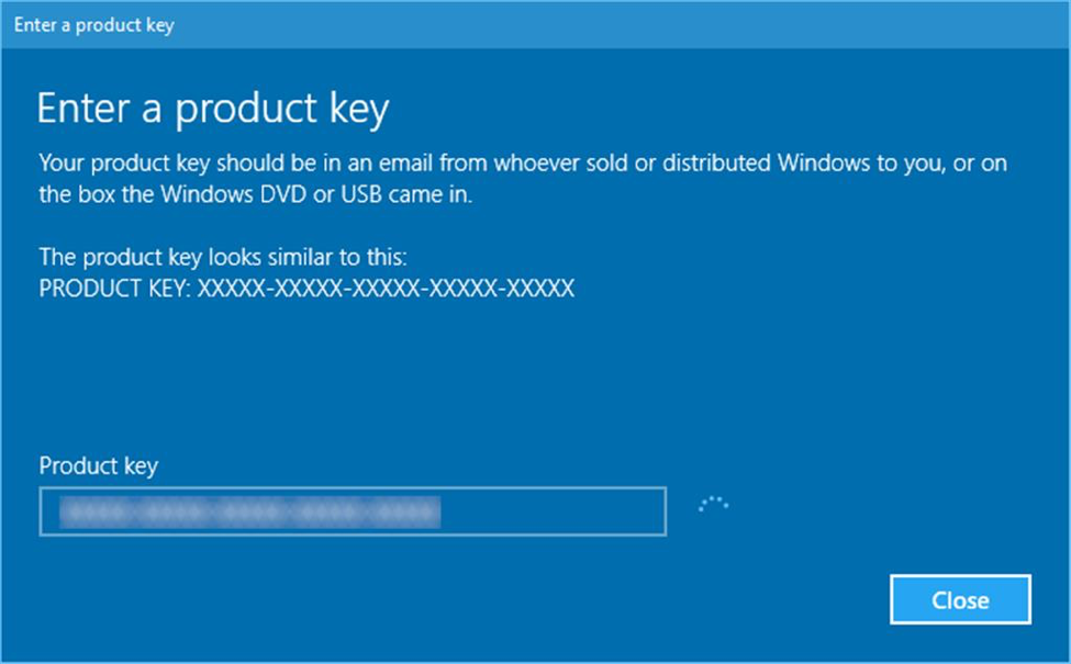 How to change product key in windows