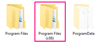 How to locate visual studio program files