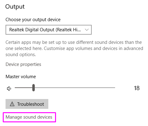 How to manage HDMI sound