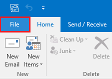 How to setup outlook  2016