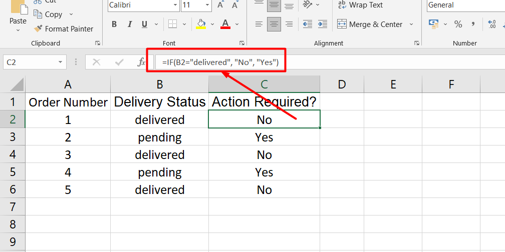 Fonction Excel IF avec valeurs de texte