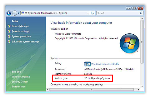 Is my computer 32 or 64 bit windows 7
