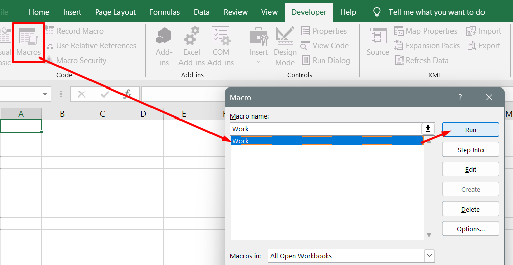 Comment exécuter une macro dans Excel ?