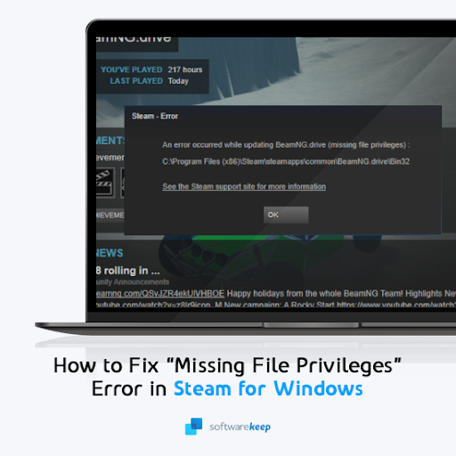 steam error missing file privileges