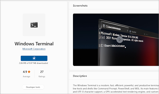 download windows terminal