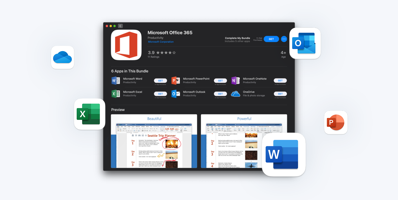 Microsoft 365 vs Office for Mac