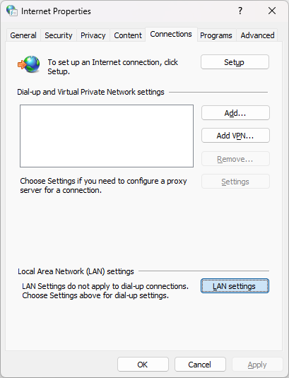 LAN Settings