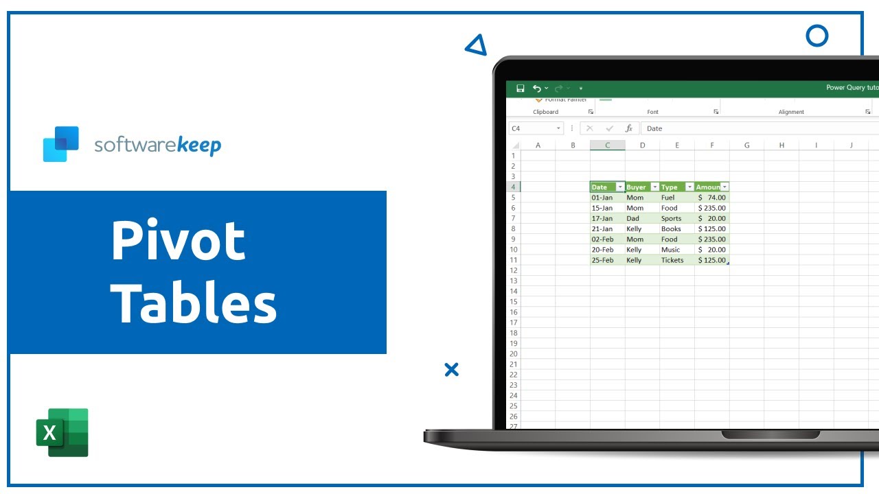 Pivot Tables in excel