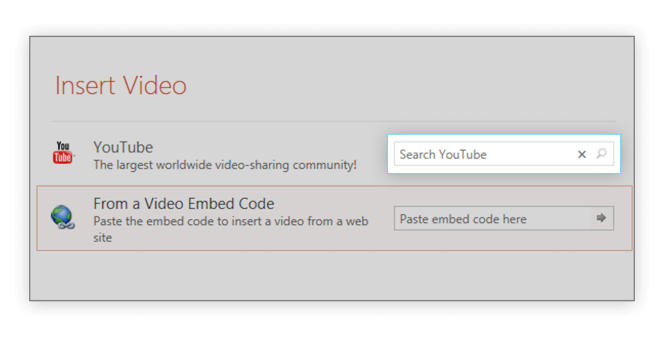 how to add a YouTube video to PowerPoint