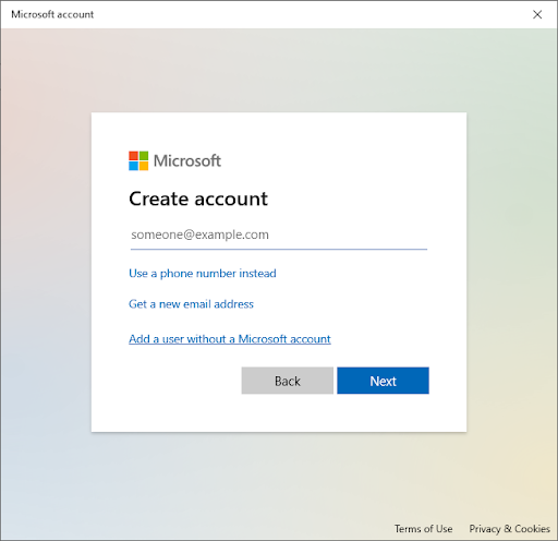 Добавете потребител с Microsoft акаунт