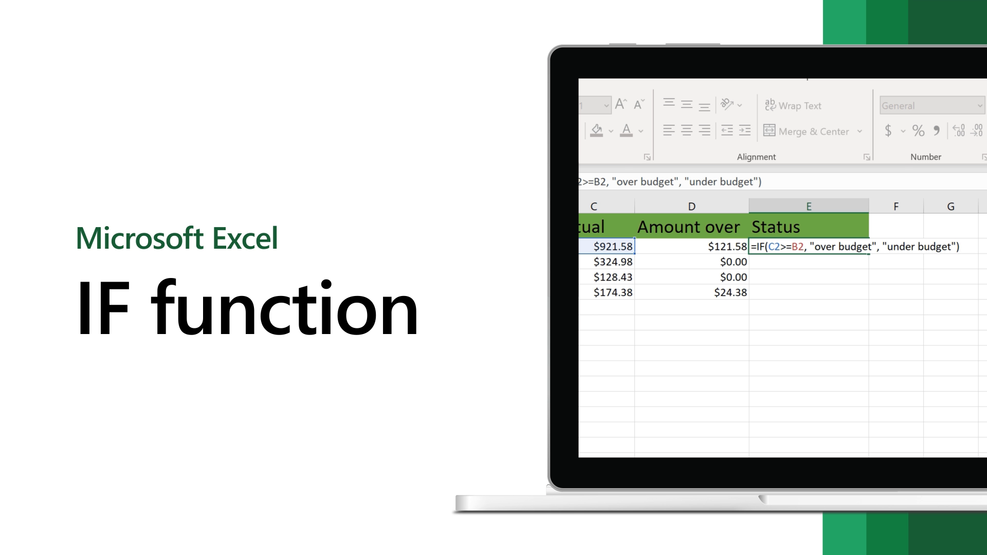 Excel If функция