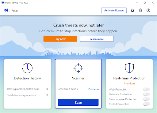 lancer une analyse antivirus