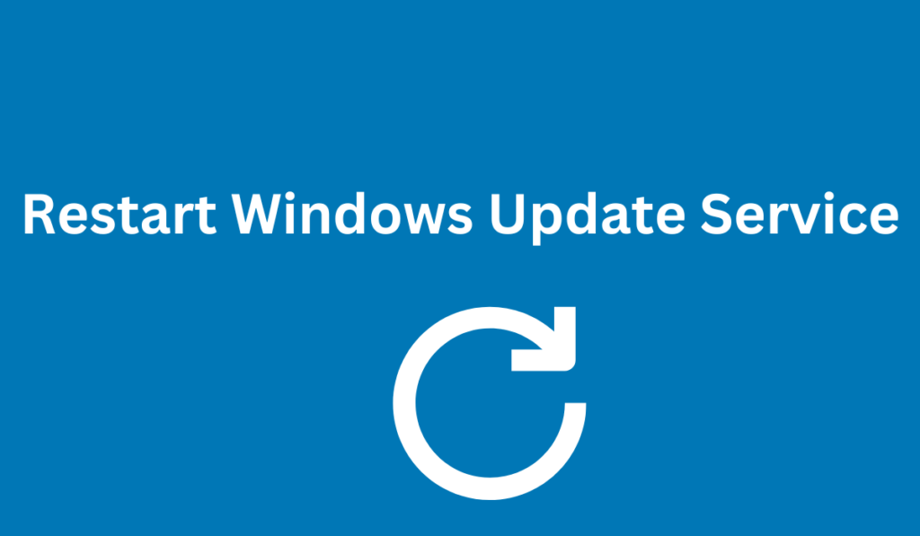 Restart windows udate services