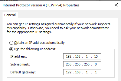 Свойства на IPv4/Общи/IPадрес