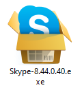 Skype for windows executable file