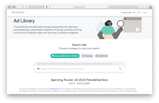 Facebook Ad Library