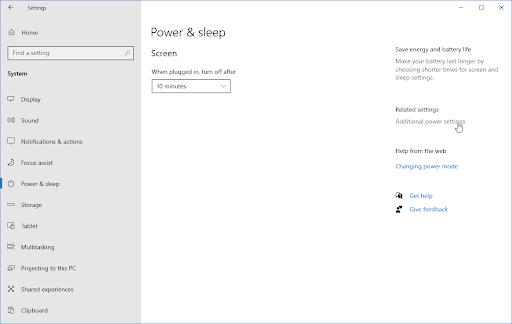 addiitonal power options