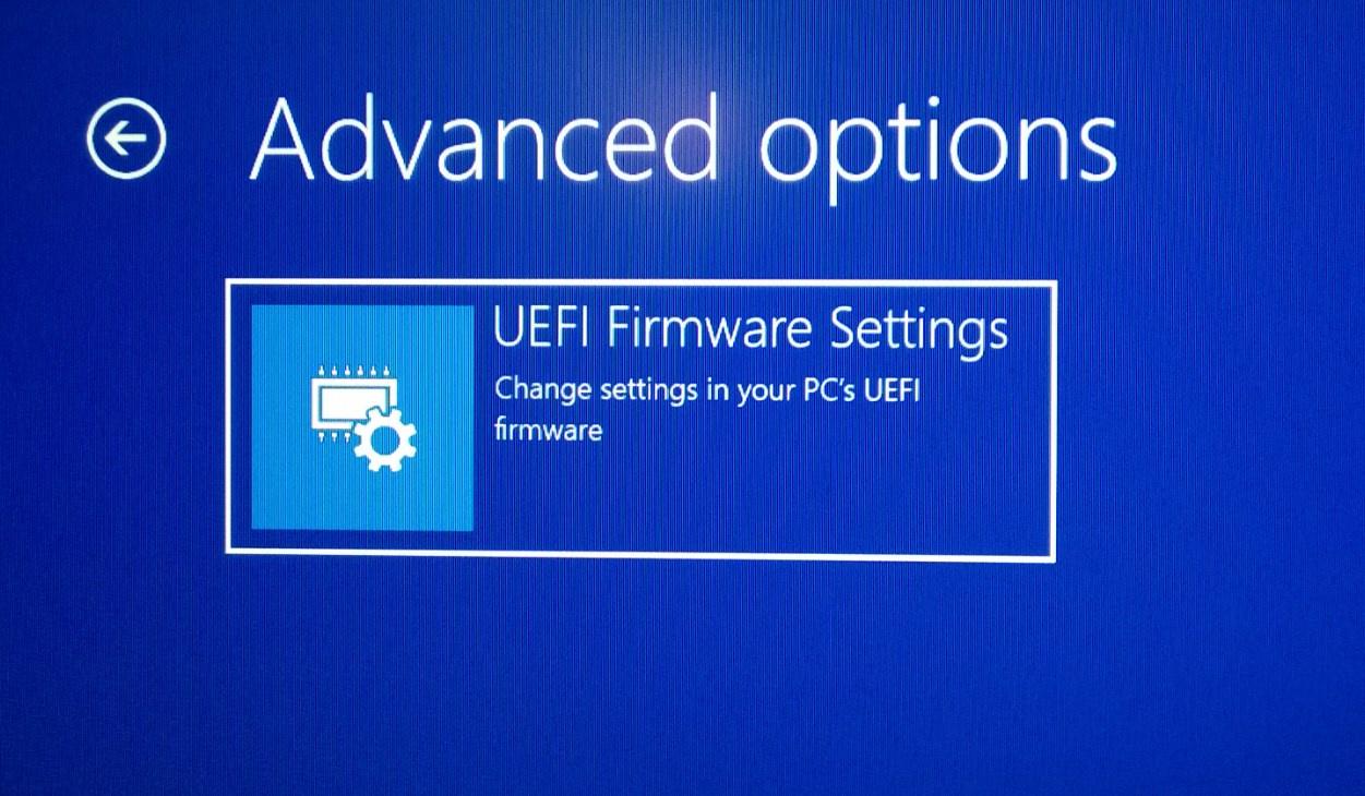 UEFI Firmware Settings