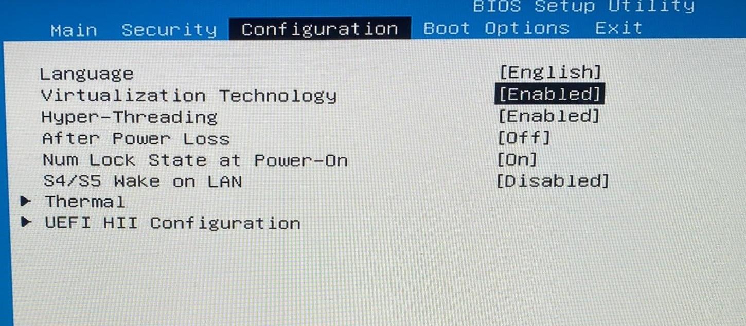 CPU Settings/System Configuration