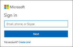 Microsoft sign-in