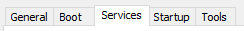System services on windows