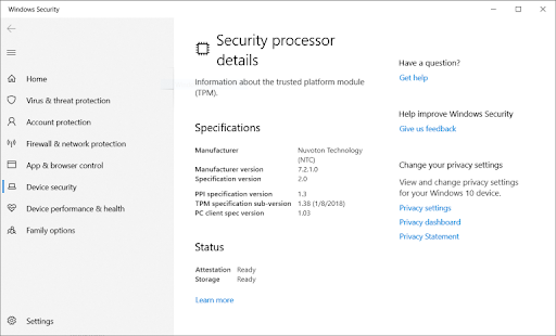 Mon PC prend-il en charge TPM 2.0