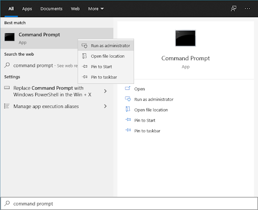 open command prompt