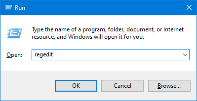 modify Windows registry