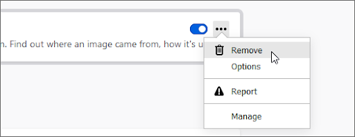 remove extension from firefox