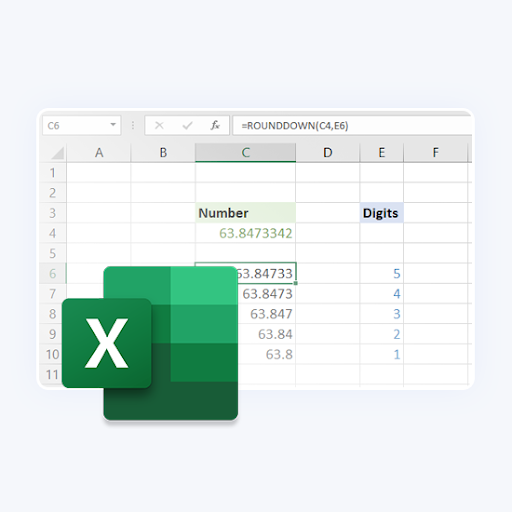 използвайте функцията за изчерпване на Excel