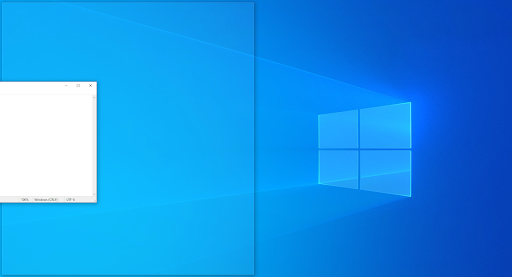 use keyboard shortcut to use split screen in Windows 10