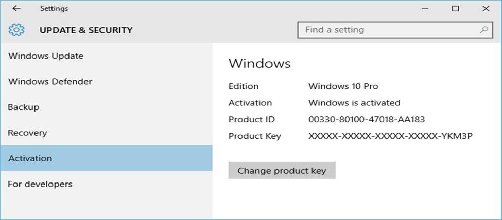 Using digital licenses to activate windows