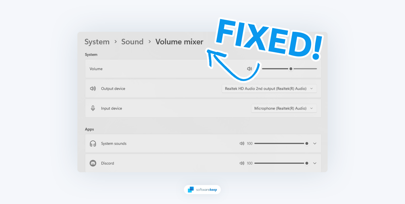 Volume Mixer Not Opening