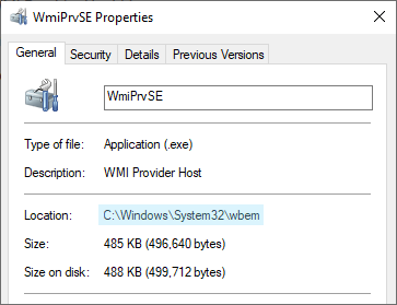 Is the WMI provider host safe