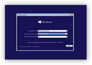 Windows Setup Options