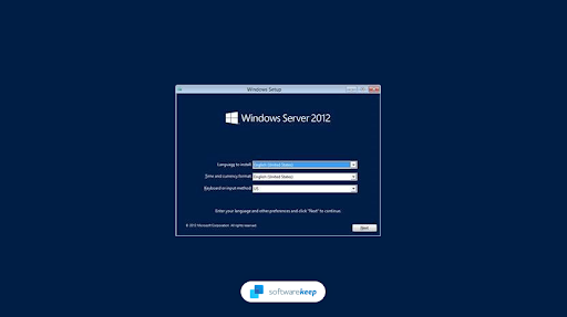 Installation de Windows Server 2012 R2