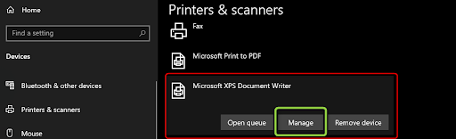 Microsoft XPS Document writer