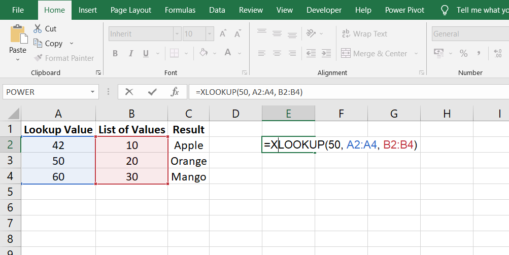 XLOOKUP Function