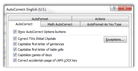 How to turn off AutoCorrect in Microsoft Word