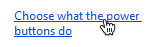 choose what power button does