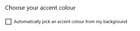 couleur d'accent