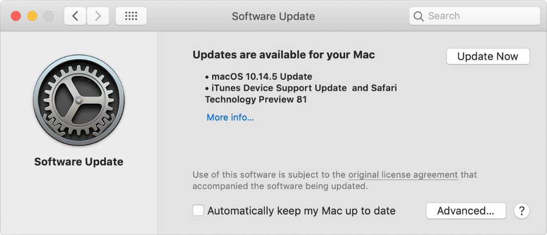 update macOS