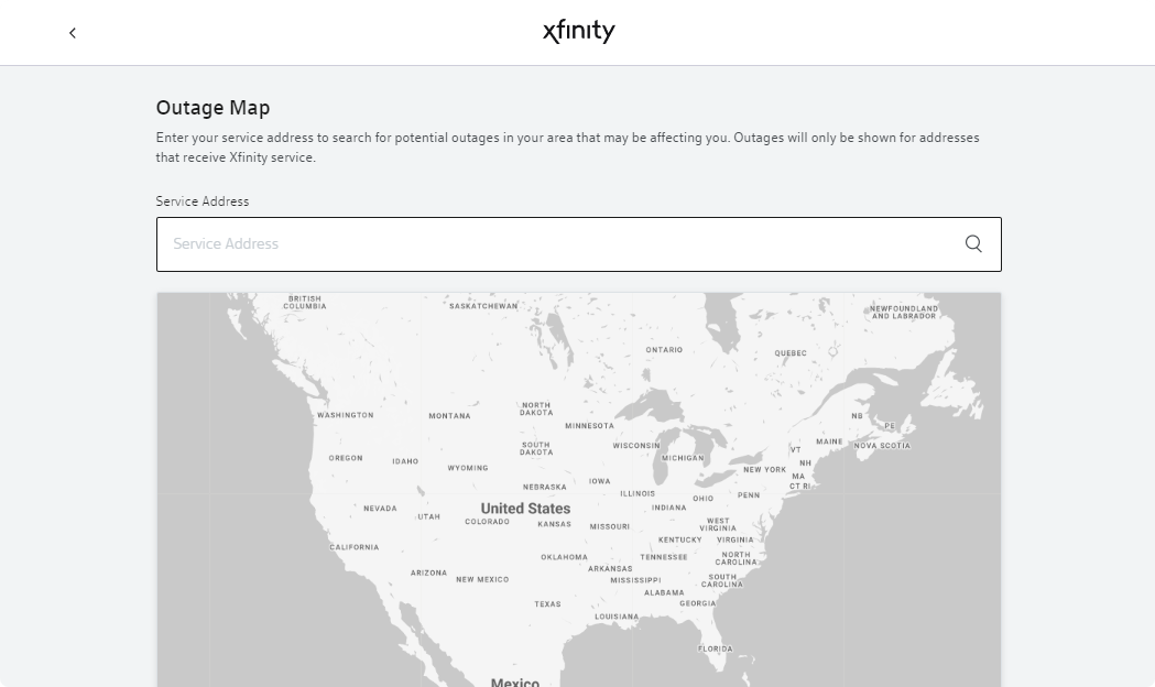 xfinity status map