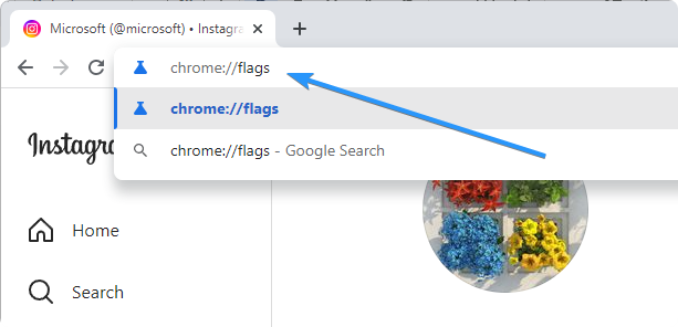 chrome flags address