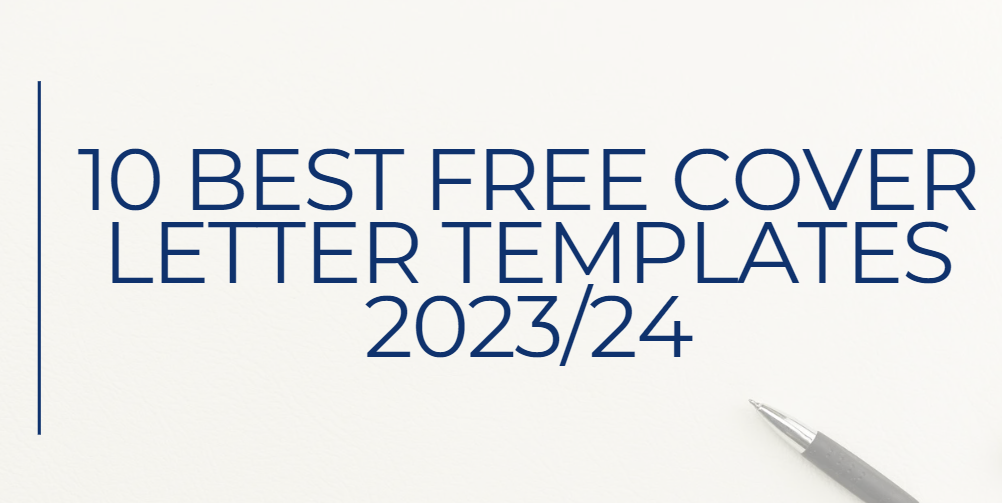 10 Best Free Cover Letter Templates 2023/24