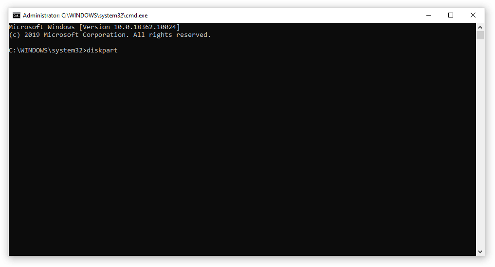 how to format an sd card via command prompt