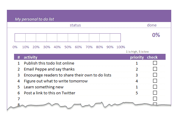 to-do list template