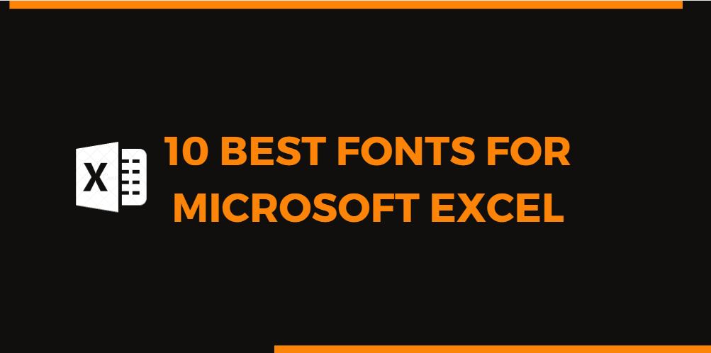 10 най-добри шрифта за Microsoft Excel